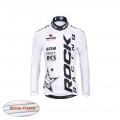 Maillot vélo équipe Rock Racing Pro manches longues hiver polaire thermique