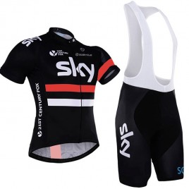 Ensemble cuissard vélo et maillot cyclisme équipe pro SKY team