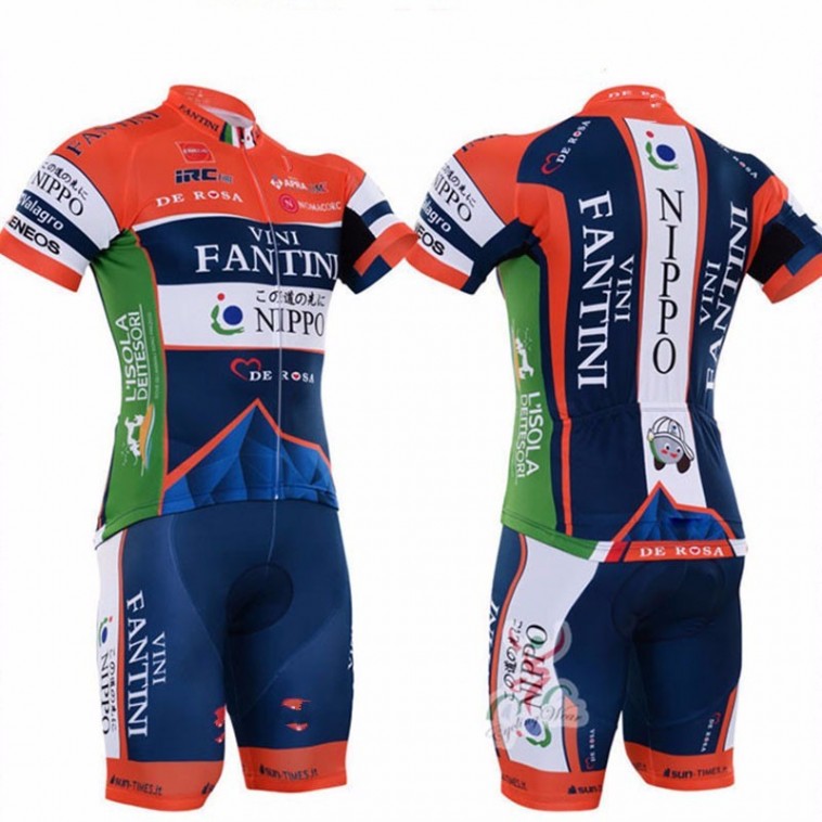 Ensemble cuissard vélo et maillot cyclisme équipe pro Vini Fantini - Nippo