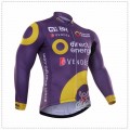 Ensemble cuissard vélo et maillot cyclisme hiver thermique équipe pro Alé Direct Energie Vendée