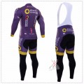 Ensemble cuissard vélo et maillot cyclisme hiver thermique équipe pro Alé Direct Energie Vendée