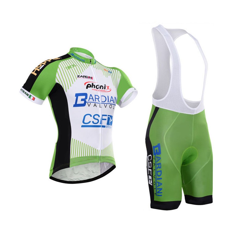 Ensemble cuissard vélo et maillot cyclisme équipe pro Bardiani Valvole Csf 