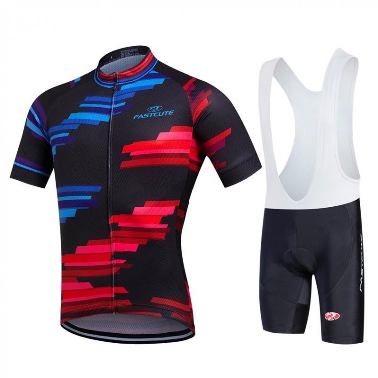 Ensemble cuissard vélo et maillot cyclisme pro FASTCUTE 2017