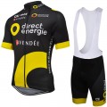 Ensemble cuissard vélo et maillot cyclisme équipe pro Direct Energie Alé