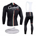 Ensemble cuissard vélo et maillot cyclisme hiver pro Castelli Café