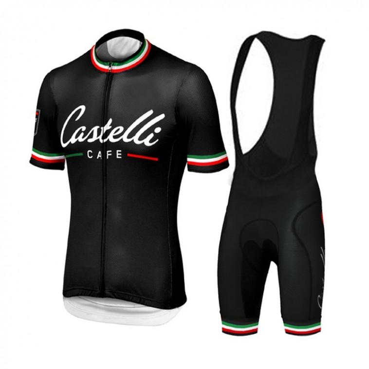 Ensemble cuissard vélo et maillot cyclisme pro Castelli Café