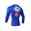 Ensemble cuissard vélo et maillot cyclisme hiver équipe pro FDJ