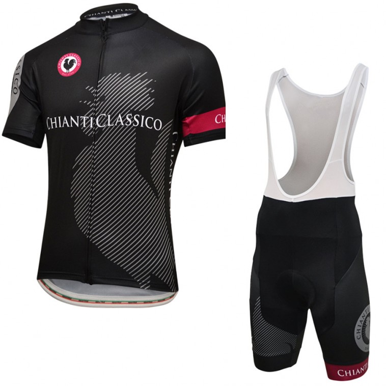 Ensemble cuissard vélo et maillot cyclisme pro Chianti Classico