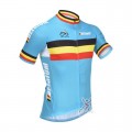 Ensemble cuissard vélo et maillot cyclisme équipe pro Belgique