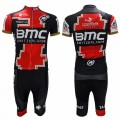 Ensemble cuissard vélo et maillot cyclisme équipe pro BMC Suisse gold