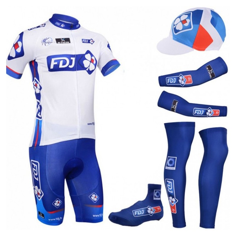 Tenue complete cyclisme equipe pro FDJ La Francaise des Jeux Tenuevelo