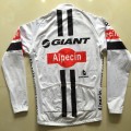 Ensemble cuissard vélo et maillot cyclisme hiver équipe pro Giant