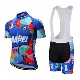 Ensemble cuissard vélo et maillot cyclisme équipe pro MAPEI