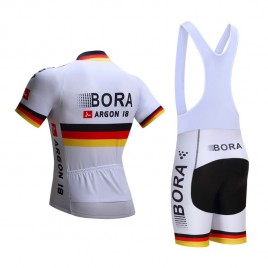 Ensemble cuissard vélo et maillot cyclisme équipe pro Bora Argon Craft