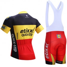 Ensemble cuissard vélo et maillot cyclisme équipe pro Etixx Quick-Step