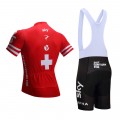 Ensemble cuissard vélo et maillot cyclisme équipe pro SKY Suisse