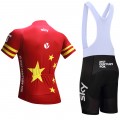 Ensemble cuissard vélo et maillot cyclisme équipe pro SKY Stars