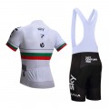 Ensemble cuissard vélo et maillot cyclisme équipe pro SKY Bulgarie
