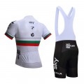 Ensemble cuissard vélo et maillot cyclisme équipe pro SKY Bulgarie