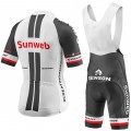 Ensemble cuissard vélo et maillot cyclisme équipe pro Sunweb Giant 2017