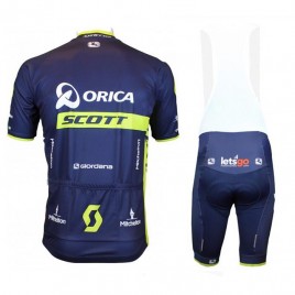 Ensemble cuissard vélo et maillot cyclisme équipe pro Orica Scott 2017