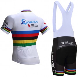 Ensemble cuissard vélo et maillot cyclisme équipe pro UCI Orica