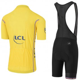 Ensemble cuissard vélo et maillot jaune Tour de France 2017 LCL