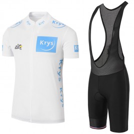Ensemble cuissard vélo et maillot blanc Tour de France 2017 Krys