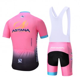 Ensemble cuissard vélo et maillot cyclisme équipe pro Astana 
