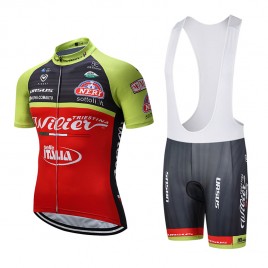 Ensemble cuissard vélo et maillot cyclisme équipe pro Wilier Selle Italia 2017