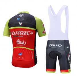 Ensemble cuissard vélo et maillot cyclisme équipe pro Wilier Selle Italia 2017