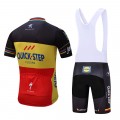 Ensemble cuissard vélo et maillot cyclisme équipe pro Quick Step Floors