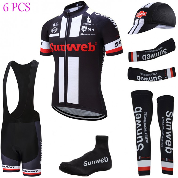 Tenue complète cyclisme équipe pro Sunweb Giant noir 2017