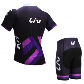 Ensemble cuissard vélo et maillot cyclisme femme Liv