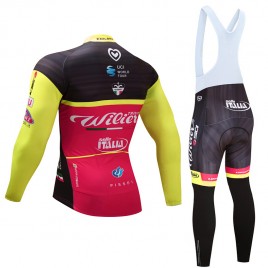 Ensemble cuissard vélo et maillot cyclisme hiver équipe pro Wilier Selle Italia 2017