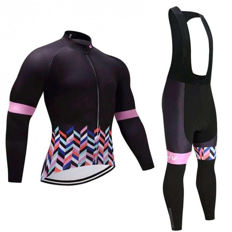 Ensemble cuissard vélo et maillot cyclisme hiver pro LIV 2017