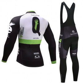 Ensemble cuissard vélo et maillot cyclisme hiver équipe pro Dimension Data