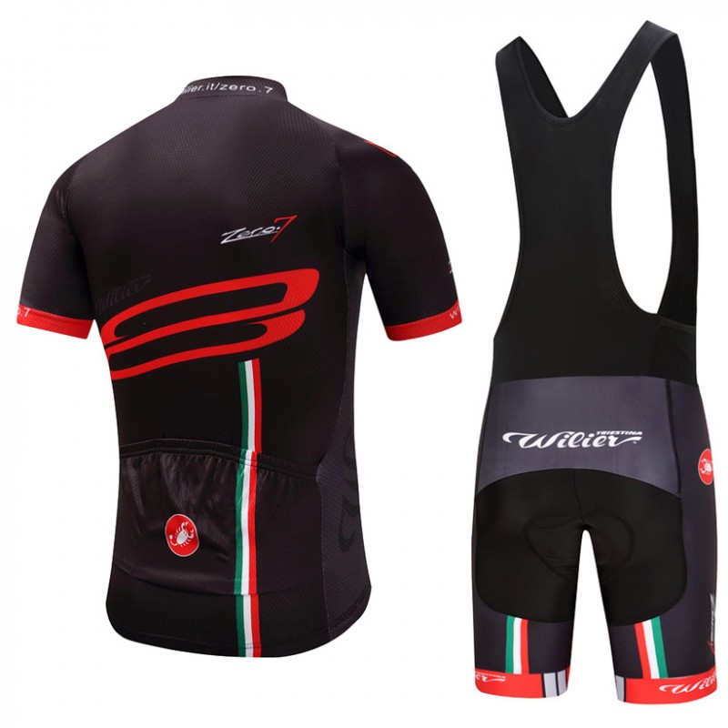 Ensemble cuissard velo et maillot cyclisme pro Wilier Zero.7 Tenuevelo