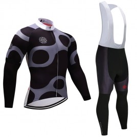 Ensemble cuissard vélo et maillot cyclisme hiver pro Uci team