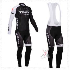 Ensemble cuissard vélo et maillot cyclisme hiver équipe pro Trek Factory Racing