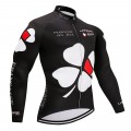 Ensemble cuissard vélo et maillot cyclisme hiver thermique équipe pro FDJ