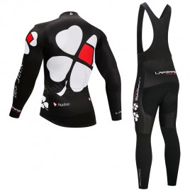 Ensemble cuissard vélo et maillot cyclisme hiver thermique équipe pro FDJ