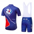 Ensemble cuissard vélo et maillot cyclisme équipe pro FDJ 2018