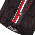 Ensemble cuissard vélo et maillot cyclisme hiver pro Santini Vega