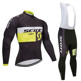 Ensemble cuissard vélo et maillot cyclisme hiver Scott Rc pro 2018