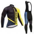 Ensemble cuissard vélo et maillot cyclisme hiver pro Specialized v2