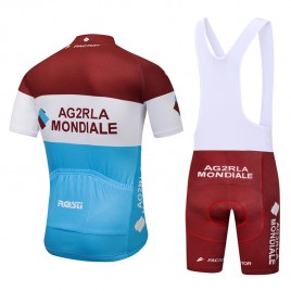 Ensemble cuissard vélo et maillot cyclisme équipe pro AG2R La Mondiale 2018