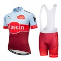 Ensemble cuissard vélo et maillot cyclisme équipe pro Katusha 2018