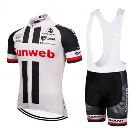 Ensemble cuissard vélo et maillot cyclisme équipe pro Sunweb Giant 2018