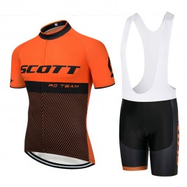 Ensemble cuissard vélo et maillot cyclisme équipe pro Scott Rc Team 2018